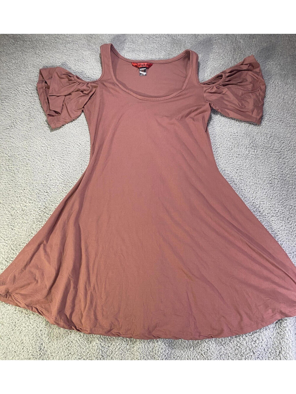 Hot Kiss Women Dress Large Pink Shoulder Cut Out Babydoll